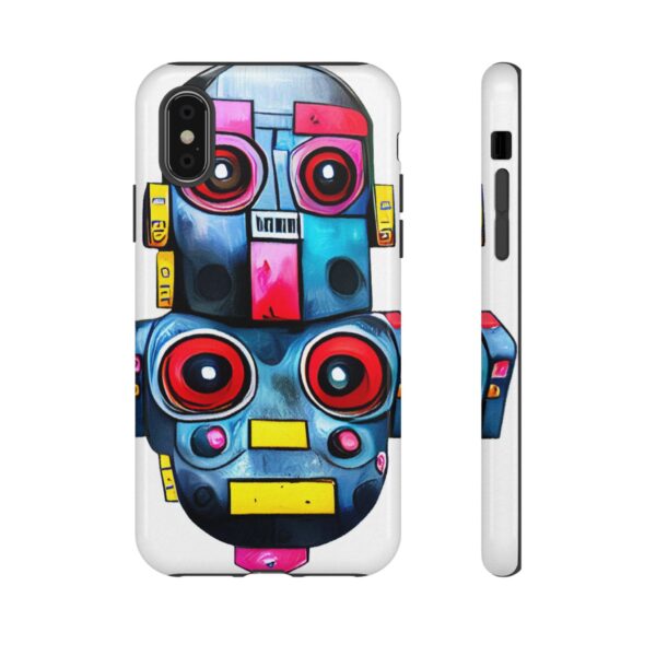 Rainbow Designs Robot On Tough Cases Custom Phone Cases For iPhone Google Pixel and Samsung Series - Image 5