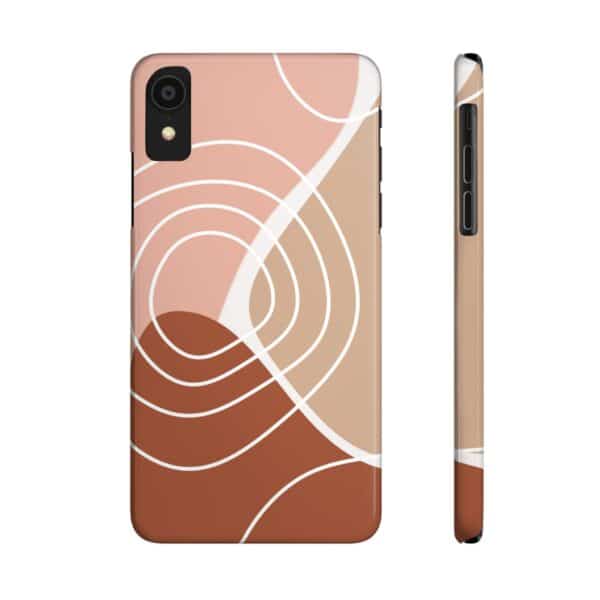 Abstract Color Block With White Circle Slim Phone Cases Case-Mate Custom Phone Cases For iPhone and Samsung Galaxy Models - Image 9