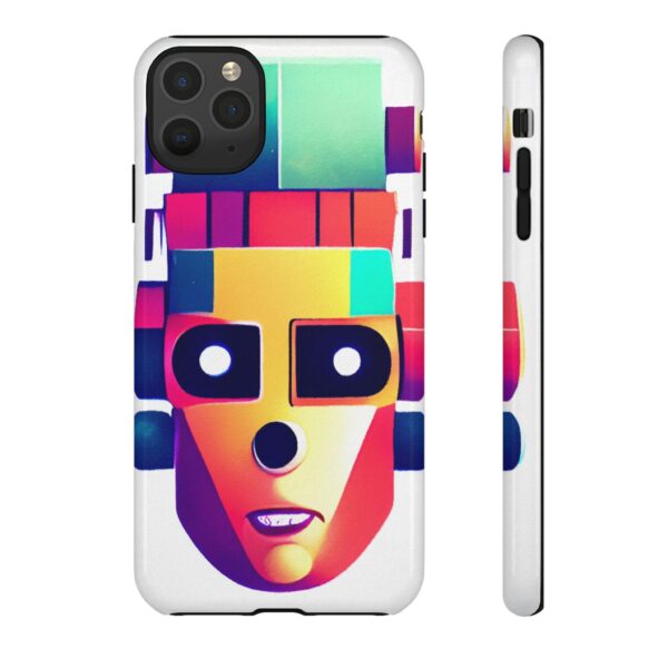 Rainbow Designs Robot On Tough Cases Custom Phone Cases For iPhone Google Pixel and Samsung Series - Image 23