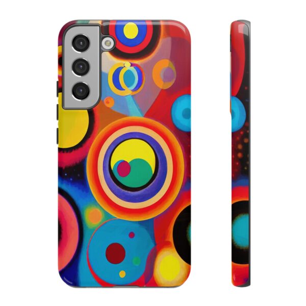 Rainbow Designs Circles in Circles On Tough Cases Custom Phone Cases For iPhone Google Pixel and Samsung Series - Image 87