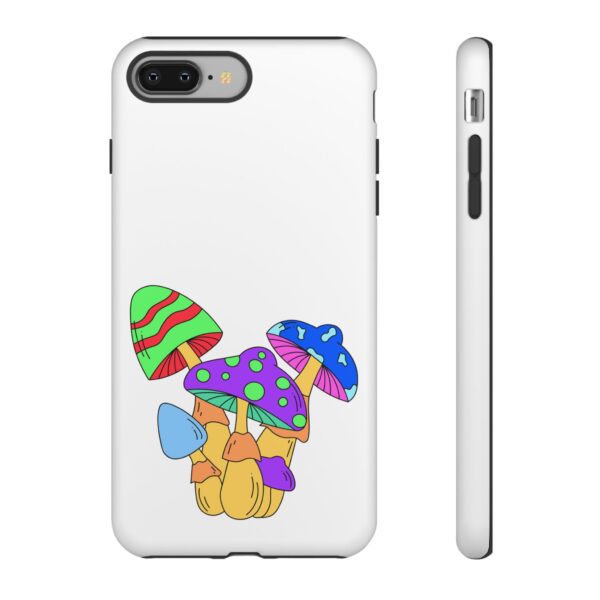 Rainbow Designs Mushrooms On Tough Cases Custom Phone Cases For iPhone and Samsung Series. - Image 4