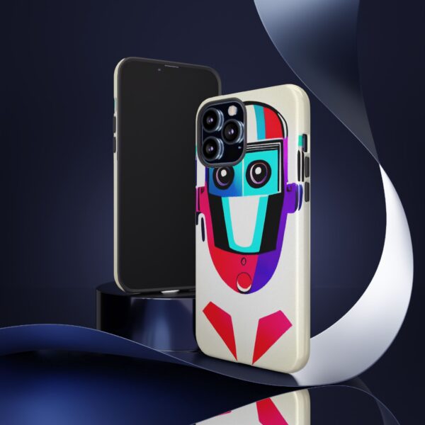 Rainbow Designs Robot On Tough Cases Custom Phone Cases For iPhone Google Pixel and Samsung Series - Image 52