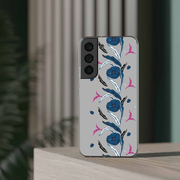 Rainbow Designs Blue Poppies On Flexi Cases Custom Phone Cases For iPhone and Samsung Series - Image 178