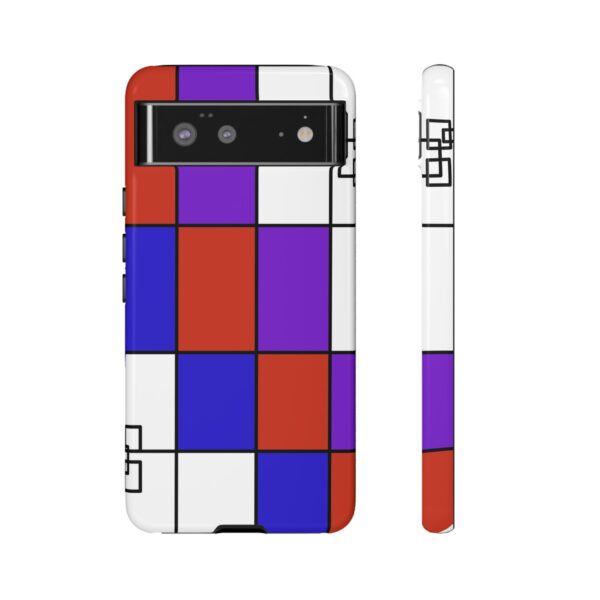 Rainbow Designs Mondrian Art On Tough Cases Custom Phone Cases For iPhone Google Pixel and Samsung Series - Image 71