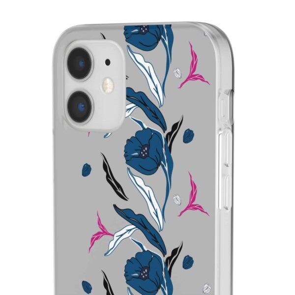 Rainbow Designs Blue Poppies On Flexi Cases Custom Phone Cases For iPhone and Samsung Series - Image 47