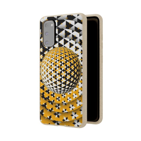 Yellow Gold Sphere Biodegradable Cases For iPhone and Samsung - Image 54