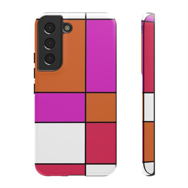 Rainbow Designs Mondrian Art On Tough Cases Custom Phone Cases For iPhone Google Pixel and Samsung Series - Image 85