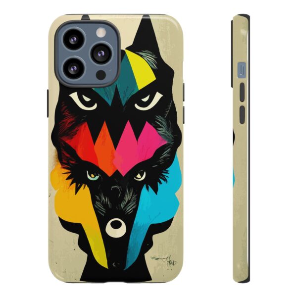 Rainbow Designs Wolf Head On Tough Cases Custom Phone Cases For iPhone Google Pixel and Samsung Series - Image 51