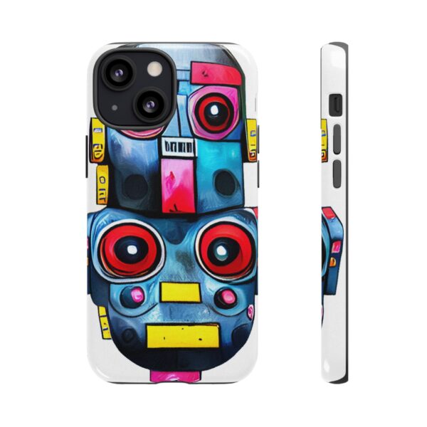 Rainbow Designs Robot On Tough Cases Custom Phone Cases For iPhone Google Pixel and Samsung Series - Image 43