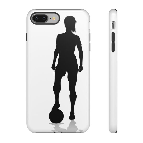 Silhouette Football Player Women Tough Cases Custom Phone Cases For iPhone Google Pixel and Samsung Series - Image 3