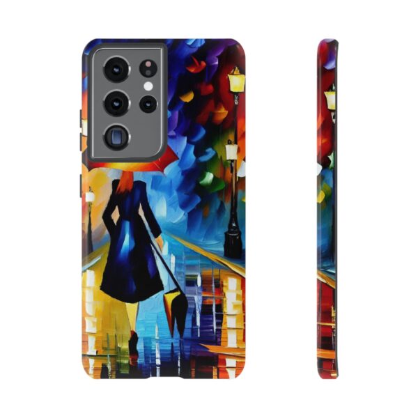 Rainbow Designs Woman With Umbrella On Tough Cases Custom Phone Case For iPhone and Samsung Series - Image 63