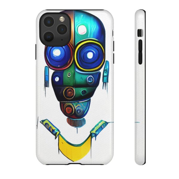 Rainbow Designs Robot On Tough Cases Custom Phone Cases For iPhone Google Pixel and Samsung Series - Image 5