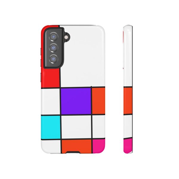 Rainbow Designs Mondrian Art On Tough Cases Custom Phone Cases For iPhone Google Pixel and Samsung Series - Image 79