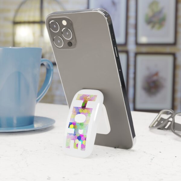 Rainbow Designs "HOPE" On Phone Click-On Grip White - Image 2