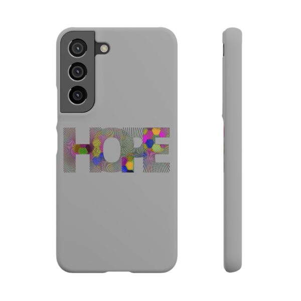 Rainbow Designs "HOPE" On Snap Cases For iPhone  and Samsung - Image 126