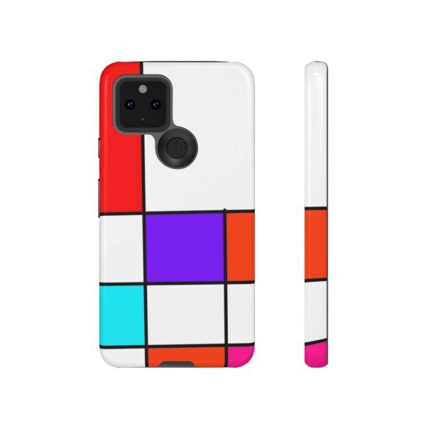 Rainbow Designs Mondrian Art On Tough Cases Custom Phone Cases For iPhone Google Pixel and Samsung Series - Image 67