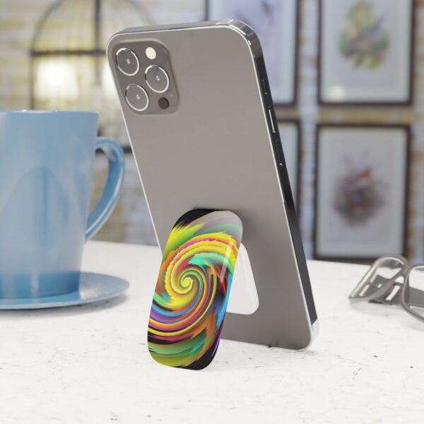 Rainbow Designs On Phone Click-On Grip For Custom Phone Case - Image 2