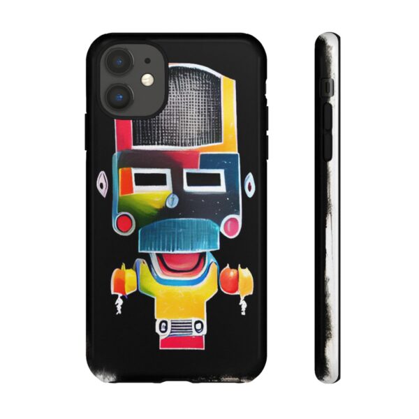 Rainbow Designs Robot On Tough Cases Custom Phone Cases For iPhone Google Pixel and Samsung Series - Image 19