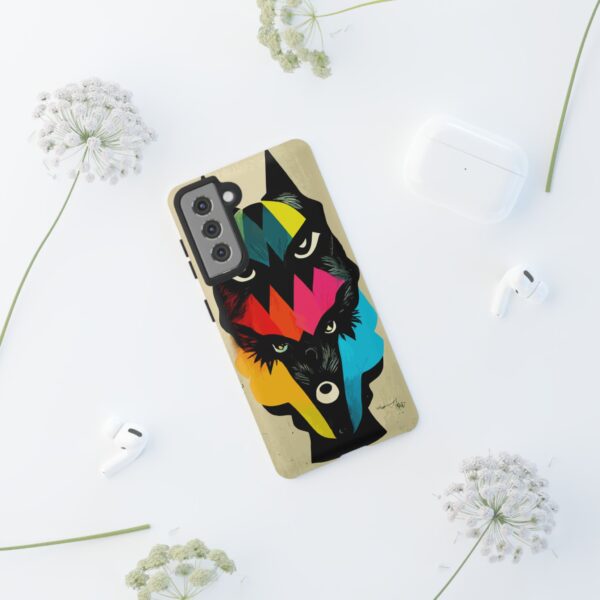 Rainbow Designs Wolf Head On Tough Cases Custom Phone Cases For iPhone Google Pixel and Samsung Series - Image 58