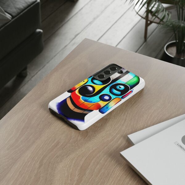 Rainbow Designs Robot On Tough Cases Custom Phone Cases For iPhone Google Pixel and Samsung Series - Image 86