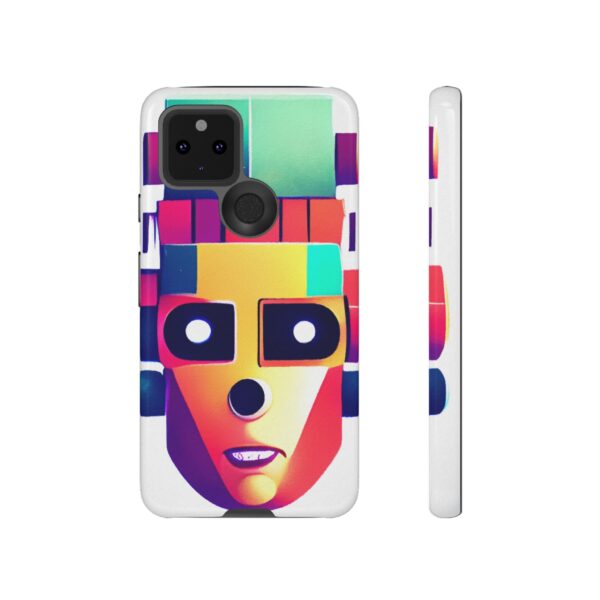 Rainbow Designs Robot On Tough Cases Custom Phone Cases For iPhone Google Pixel and Samsung Series - Image 67