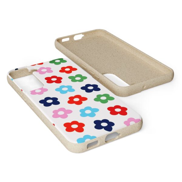 Modern Flower Pattern Biodegradable Cases 🌿🌼 For iPhone and Samsung! 📱🌿 - Image 140