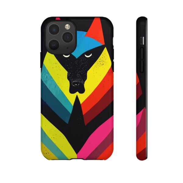 Rainbow Designs Wolf Head On Tough Cases Custom Phone Cases For iPhone Google Pixel and Samsung Series. - Image 21