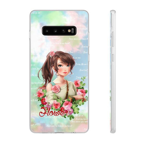 Girl With Flowers Flexi Cases for Samsung and iPhone - Image 115