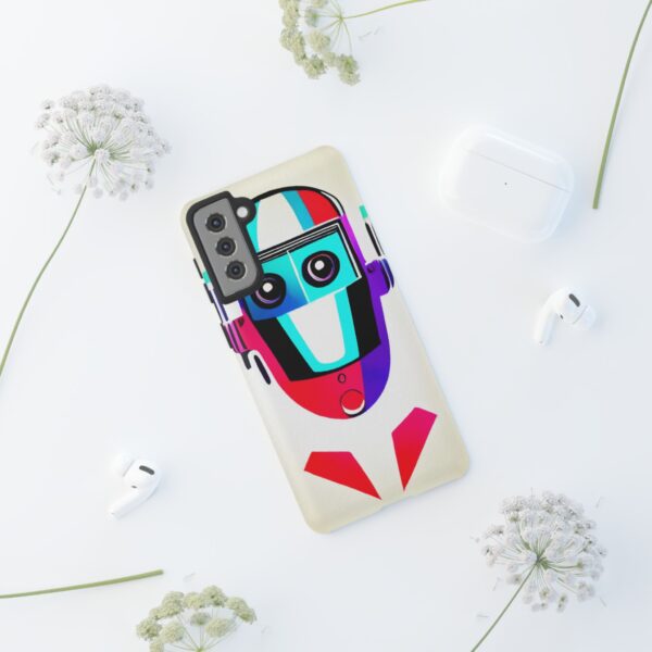 Rainbow Designs Robot On Tough Cases Custom Phone Cases For iPhone Google Pixel and Samsung Series - Image 62