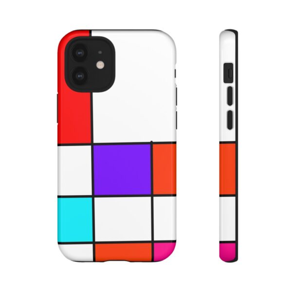 Rainbow Designs Mondrian Art On Tough Cases Custom Phone Cases For iPhone Google Pixel and Samsung Series - Image 31