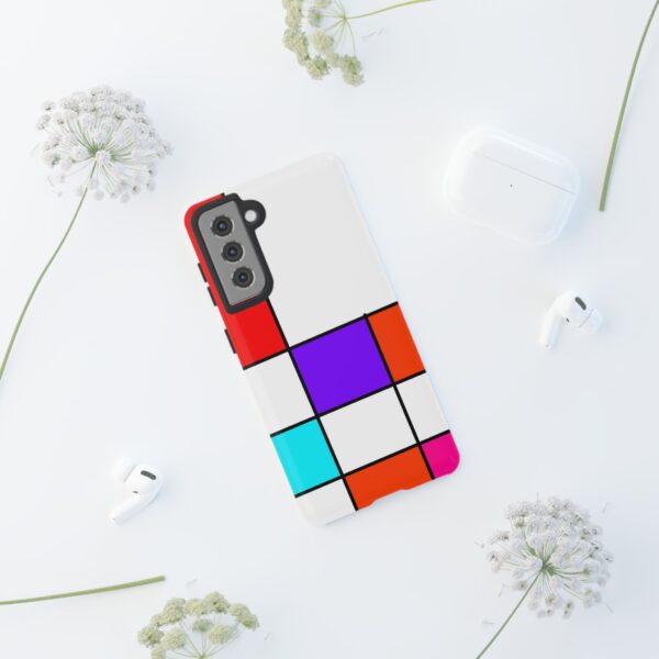 Rainbow Designs Mondrian Art On Tough Cases Custom Phone Cases For iPhone Google Pixel and Samsung Series - Image 56