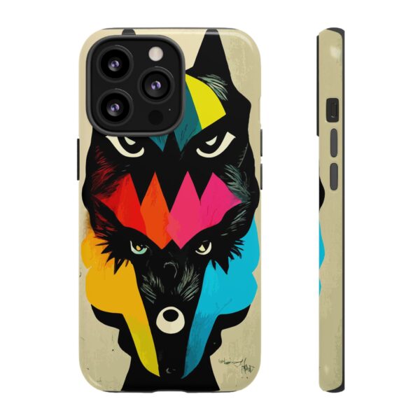 Rainbow Designs Wolf Head On Tough Cases Custom Phone Cases For iPhone Google Pixel and Samsung Series - Image 47