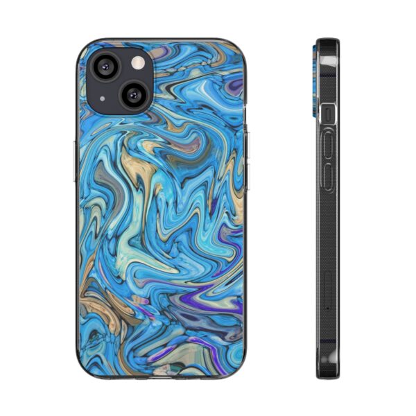 Rainbow Designs Clear Silicone Phone Case For iPhone