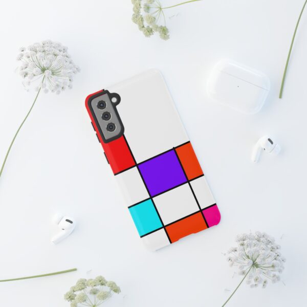 Rainbow Designs Mondrian Art On Tough Cases Custom Phone Cases For iPhone Google Pixel and Samsung Series - Image 60