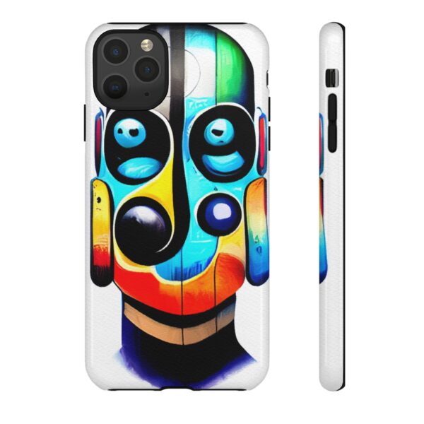 Rainbow Designs Robot On Tough Cases Custom Phone Cases For iPhone Google Pixel and Samsung Series - Image 23