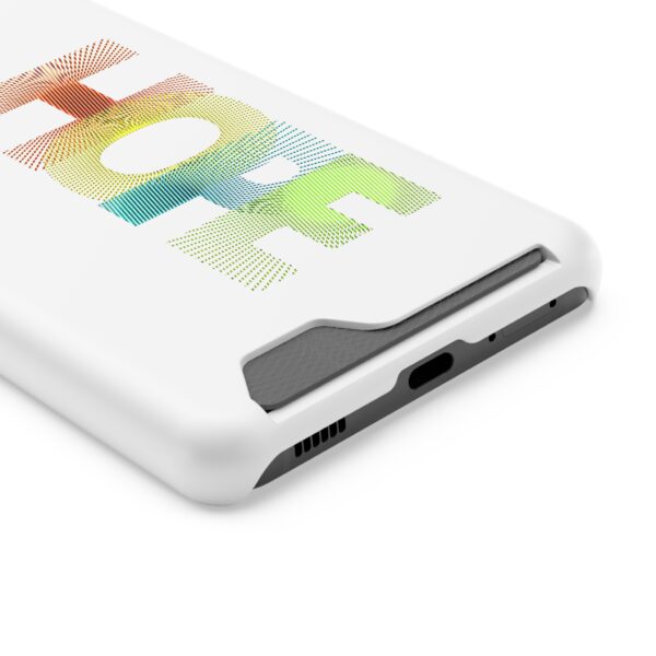 Rainbow Designs "HOPE" On Phone Case With Card Holder For iPhone and Samsung - Image 150