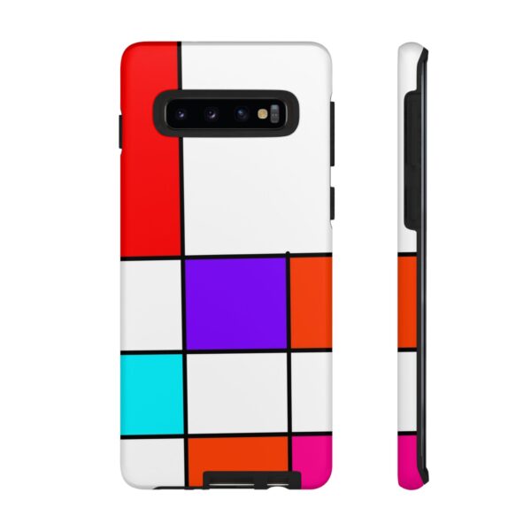 Rainbow Designs Mondrian Art On Tough Cases Custom Phone Cases For iPhone Google Pixel and Samsung Series - Image 18