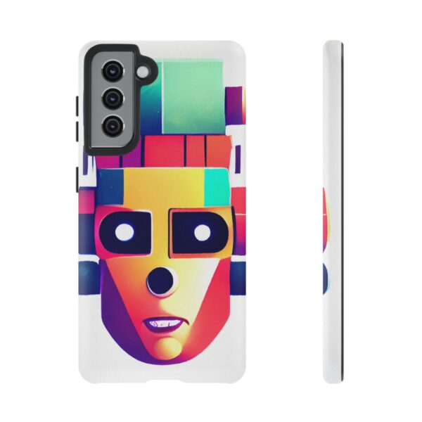 Rainbow Designs Robot On Tough Cases Custom Phone Cases For iPhone Google Pixel and Samsung Series - Image 57