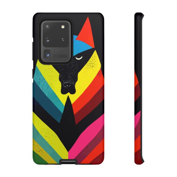 Rainbow Designs Wolf Head On Tough Cases Custom Phone Cases For iPhone Google Pixel and Samsung Series. - Image 28