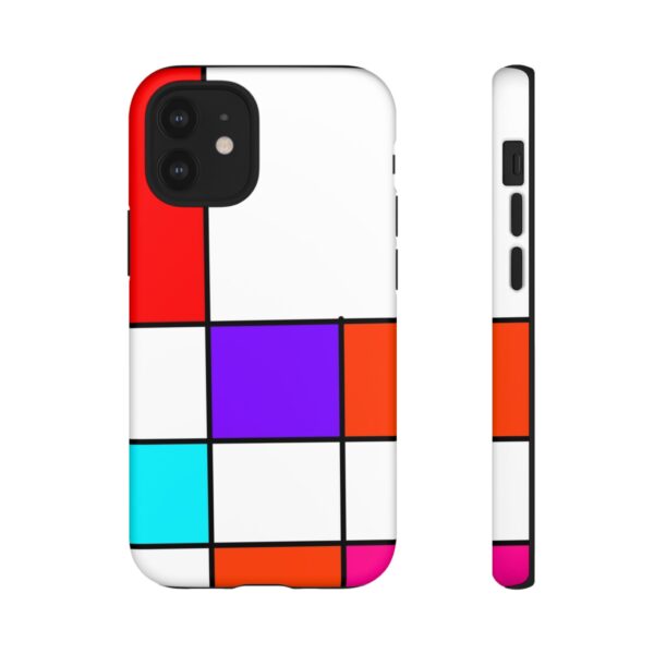 Rainbow Designs Mondrian Art On Tough Cases Custom Phone Cases For iPhone Google Pixel and Samsung Series - Image 32