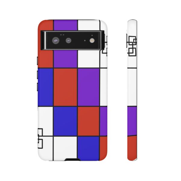 Rainbow Designs Mondrian Art On Tough Cases Custom Phone Cases For iPhone Google Pixel and Samsung Series - Image 73