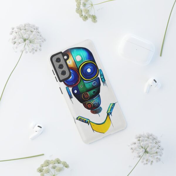 Rainbow Designs Robot On Tough Cases Custom Phone Cases For iPhone Google Pixel and Samsung Series - Image 38