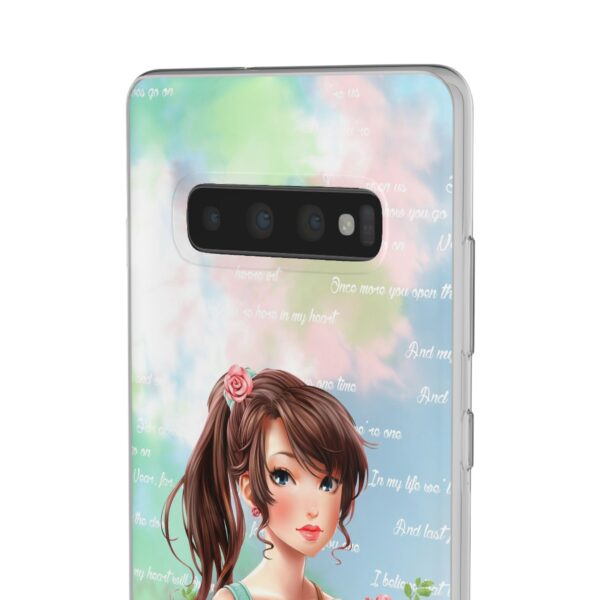 Girl With Flowers Flexi Cases for Samsung and iPhone - Image 32