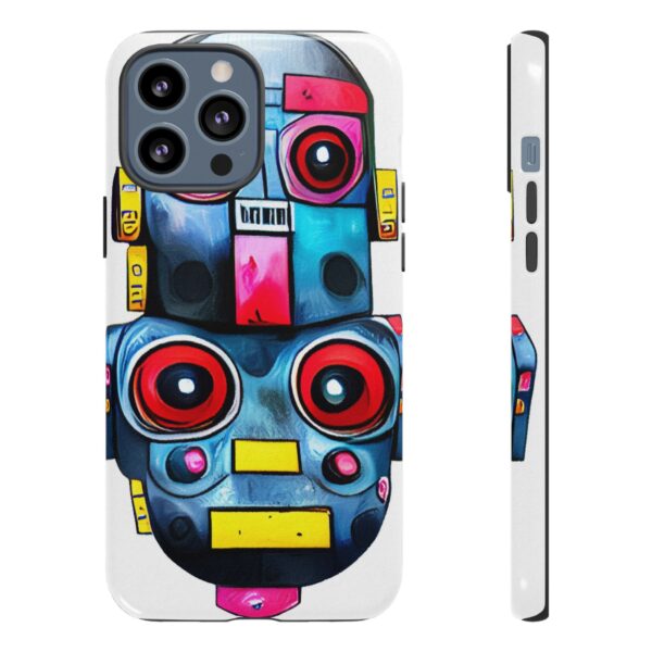 Rainbow Designs Robot On Tough Cases Custom Phone Cases For iPhone Google Pixel and Samsung Series - Image 51