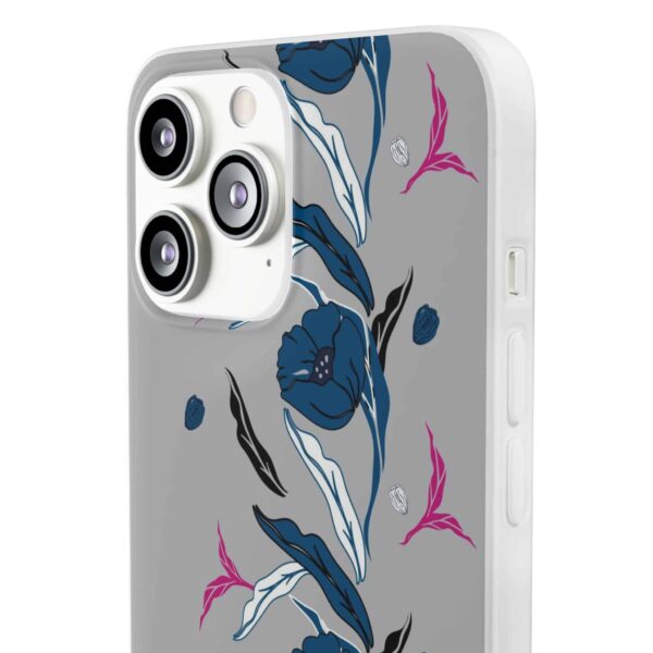 Rainbow Designs Blue Poppies On Flexi Cases Custom Phone Cases For iPhone and Samsung Series - Image 144