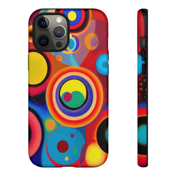 Rainbow Designs Circles in Circles On Tough Cases Custom Phone Cases For iPhone Google Pixel and Samsung Series - Image 38