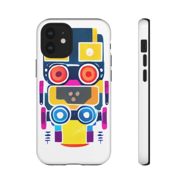 Rainbow Designs Robot On Tough Cases Custom Phone Cases For iPhone Google Pixel and Samsung Series - Image 31