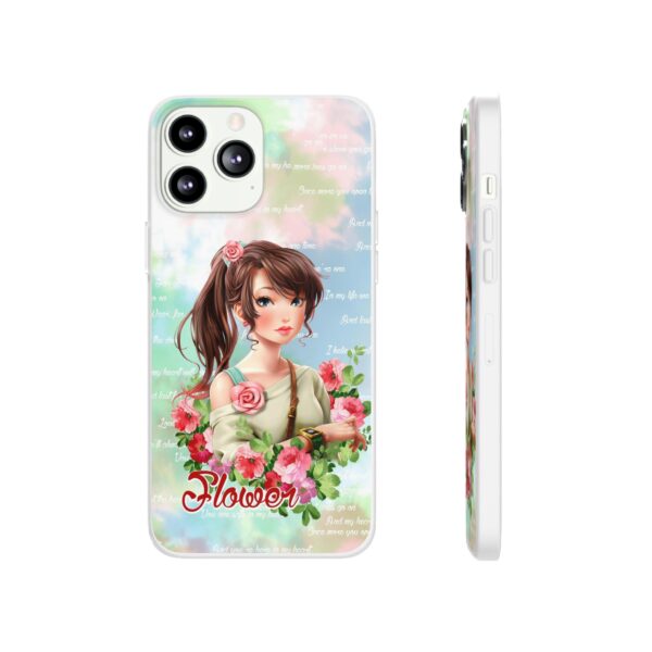 Girl With Flowers Flexi Cases for Samsung and iPhone - Image 143