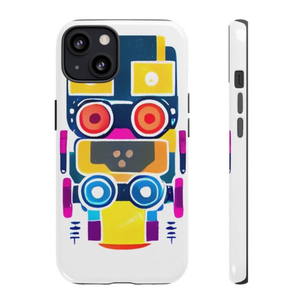 Rainbow Designs Robot On Tough Cases Custom Phone Cases For iPhone Google Pixel and Samsung Series - Image 39