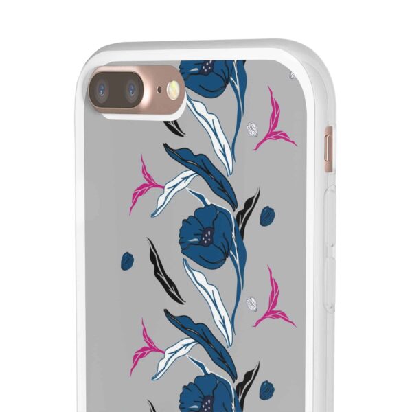 Rainbow Designs Blue Poppies On Flexi Cases Custom Phone Cases For iPhone and Samsung Series - Image 112